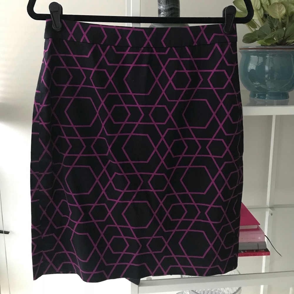 JCrew Factory Graphic Pencil Skirt